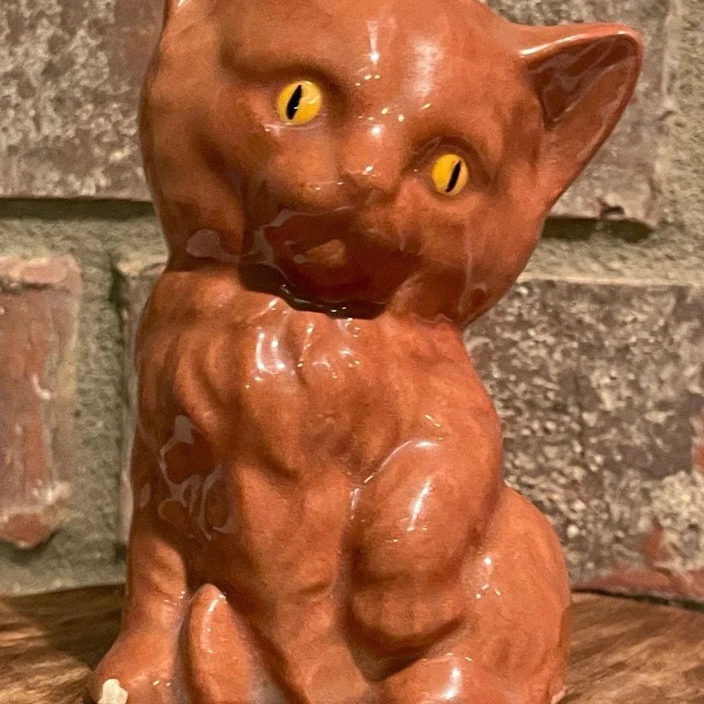 Cat Figurine Vintage
